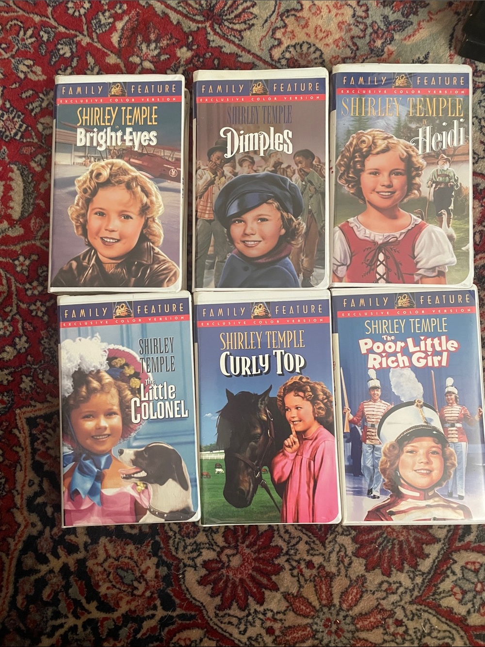 Shirley Temple Classic Family Feature VHS Collection